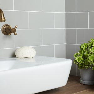 Central Light Grey Gloss 10 x 20