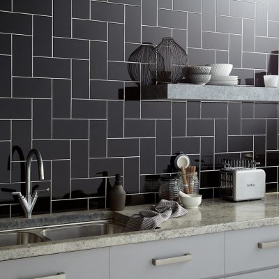 Central Black Gloss 10 x 20