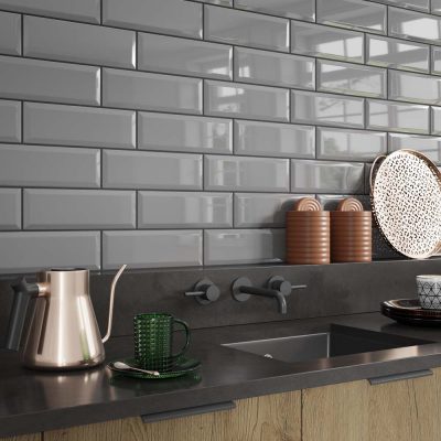 Metro Light Grey Gloss 10 x 30